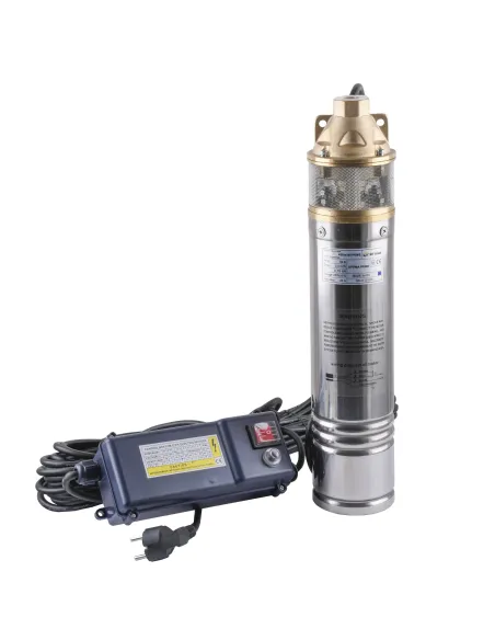 Вихревой скважинный насос Optima 4SKm100 PRIME 0.75 кВт, кабель 20м и пульт - 2
