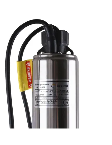 Колодязний глибинний насос Optima Op 5,1-10 F 1.1 кВт кабель 10 метрів, з поплавком - 3