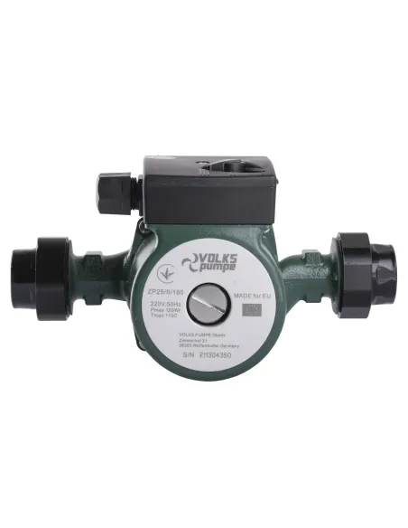 Циркуляционный насос для отопления Volks Pumpe ZP25/8 180 мм, гайки - 1 Циркуляционный насос для отопления Volks Pumpe ZP25/8 180 мм, гайки - 1