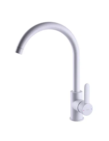 Смеситель для кухни Topaz Corsica TC 8809-H48-W-S белый - 2