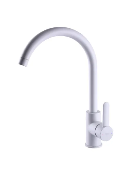 Смеситель для кухни Topaz Corsica TC 8809-H48-W-S белый - 2