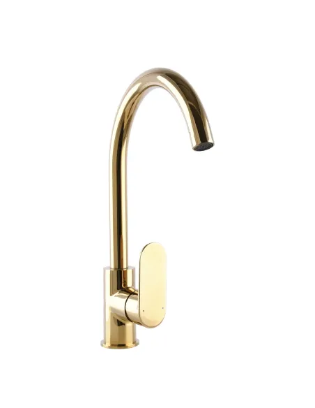 Смеситель для кухни Topaz Barts TB 07403-H36-AU золото - 3