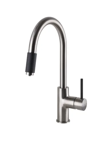 Змішувач для кухні Topaz Corsica TC-8801-H39-PVD, під осмос, латунь, нікель - 2