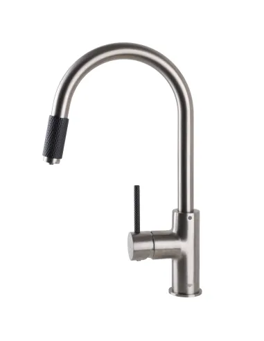 Змішувач для кухні Topaz Corsica TC-8801-H39-PVD, під осмос, латунь, нікель - 4