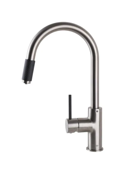 Змішувач для кухні Topaz Corsica TC-8801-H39-PVD, під осмос, латунь, нікель - 4