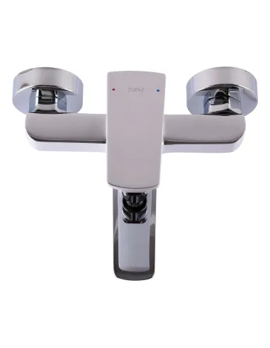 Змішувач для ванни Topaz Lexi TL 21101A-H57-CW, латунь, білий - 4