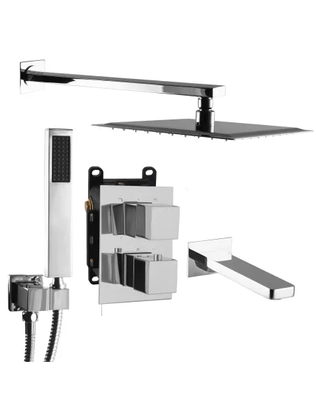 Змішувач для душу Topaz Odiss TO 08117-L03-TT, латунь, хром - 12