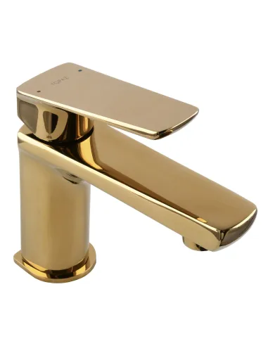 Смеситель для раковины в ванной Topaz Lexi TL- 21201-H57-AU золото - 3