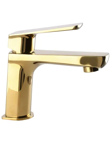 Смеситель для раковины в ванной Topaz Lexi TL- 21201-H57-AU золото - 4