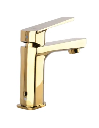 Смеситель для раковины в ванной Topaz Lexi TL- 21201-H57-AU золото - 5