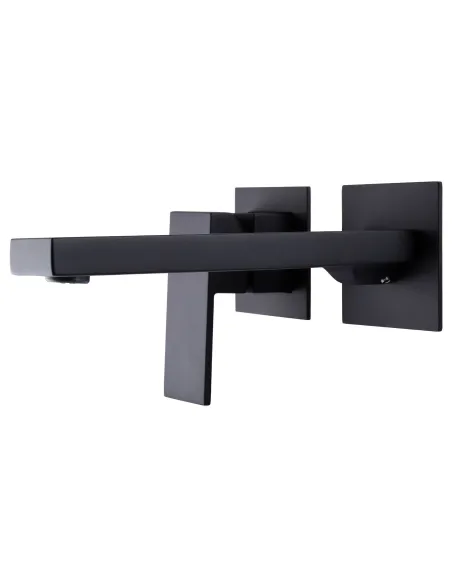 Смеситель для раковины настенный Topaz Odiss TO 18235-H66-BL черный - 2