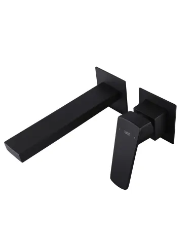 Смеситель для раковины настенный Topaz Lexi TL 21235-H57A-BL черный - 2