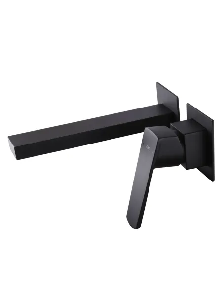 Смеситель для раковины настенный Topaz Lexi TL 21235-H57A-BL черный - 3
