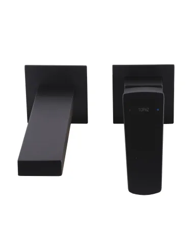 Смеситель для раковины настенный Topaz Lexi TL 21235-H57A-BL черный - 5