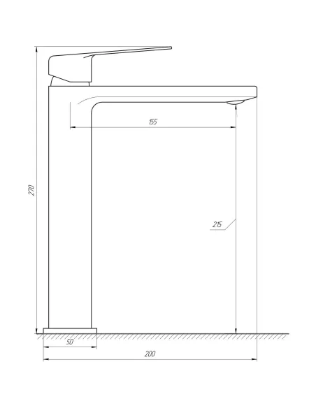 Смеситель для раковины в ванной Topaz Odiss TO 18203-H52 хром - 4 Смеситель для раковины в ванной Topaz Odiss TO 18203-H52 хром - 4