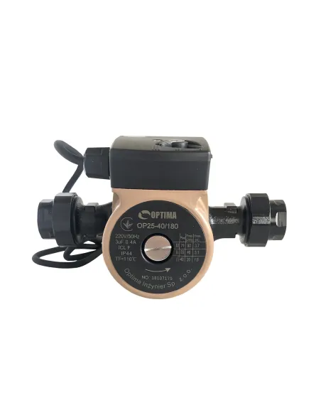 Циркуляционный насос Optima OP25-40 180 мм, с гайками - 4