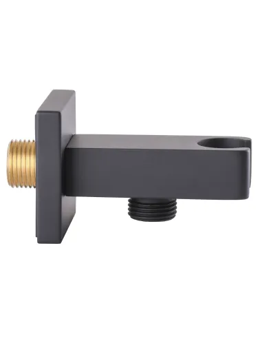 Тримач лійки для душу Topaz TP-1606-BL, латунь, чорний - 2