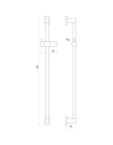 Душевая стойка Topaz Odiss TO-18107-00 хром - 3