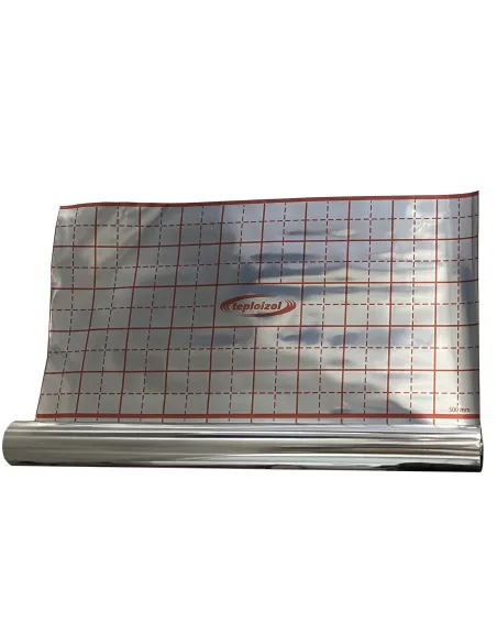 Утеплювач для теплої підлоги Теплоізол 100 см, 40 мкм, з розміткою, 50 метрів - 1