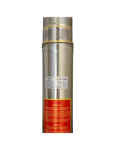 Відцентровий глибинний насос Optima 4SDm 3/20 1.5 кВт, пульт, кабель 75 метрів - 3