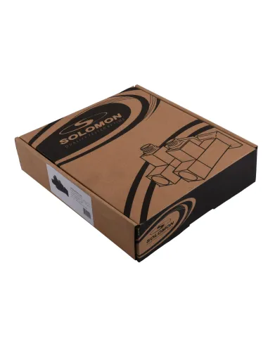 Кран напівоборотний Solomon Lux 1/2 8888 Cube Black, 2 шт - 9