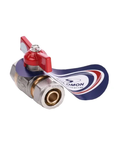 Кран шаровий Solomon 16х1/2 1184, внутрішнє різьблення - 3