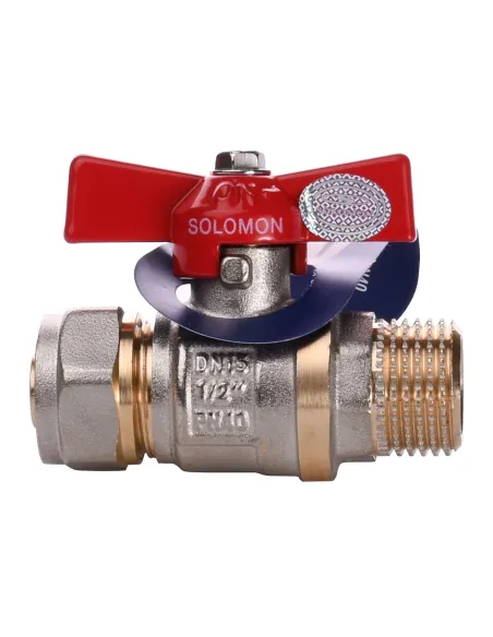 Кран шаровой Solomon 16х1/2 B1183 наружная резьба - 1