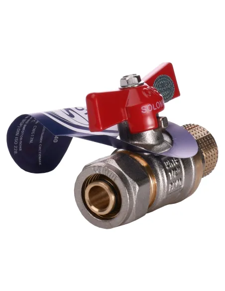 Кран шаровой Solomon 16х1/2 B1183 наружная резьба - 2