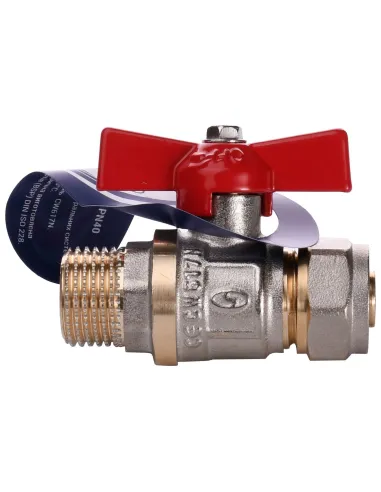 Кран шаровой Solomon 16х1/2 B1183 наружная резьба - 4