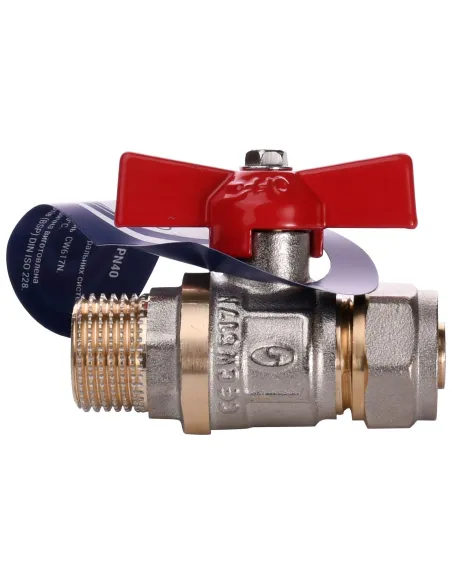 Кран шаровой Solomon 16х1/2 B1183 наружная резьба - 4