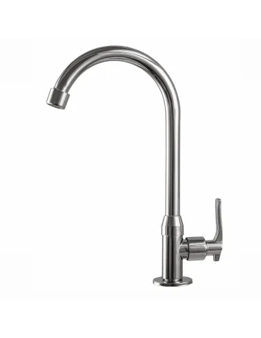 Монокран для умивальника Ecomix EMS-22R, силумін, хром - 3