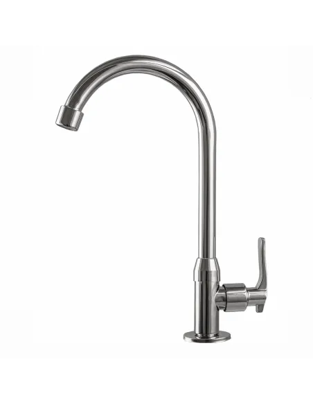 Монокран для умивальника Ecomix EMS-22R, силумін, хром - 3