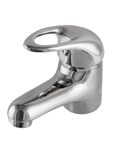 Змішувач для умивальника Ecomix Elit EM-101 WH-T, силумін, хром - 4