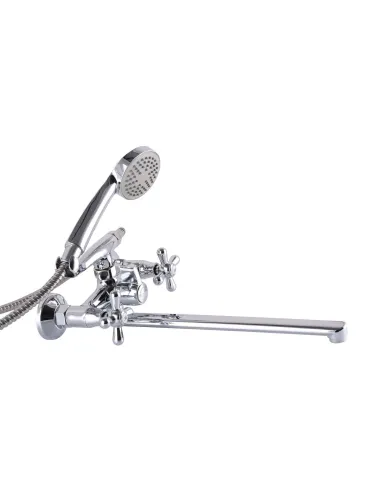 Смеситель для ванны с длинным изливом Domino DBF-229-35F-Sharm хром - 2