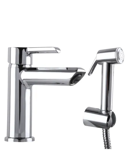 Смеситель для раковины с гигиеническим душем Domino Prestige DPS-222 - 1