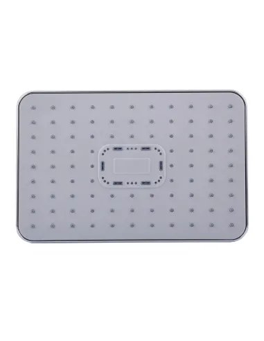 Лійка для душу тропік Globus Lux SD-003-30-00, пластик, хром, білий - 2