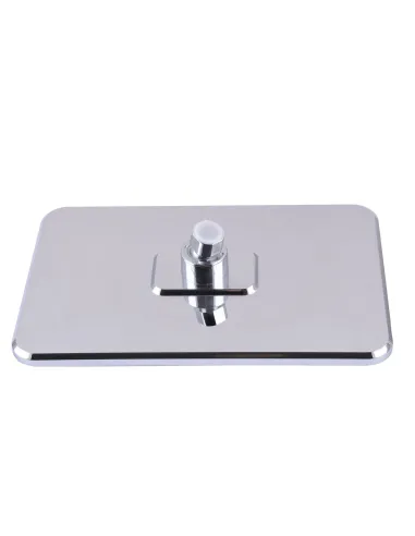 Лійка для душу тропік Globus Lux SD-003-30-00, пластик, хром, білий - 3