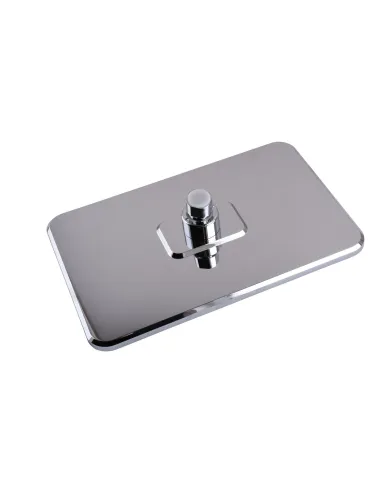 Лійка для душу тропік Globus Lux SD-003-30-00, пластик, хром, білий - 4