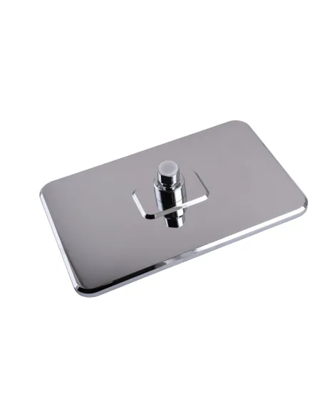 Лійка для душу тропік Globus Lux SD-003-30-00, пластик, хром, білий - 4