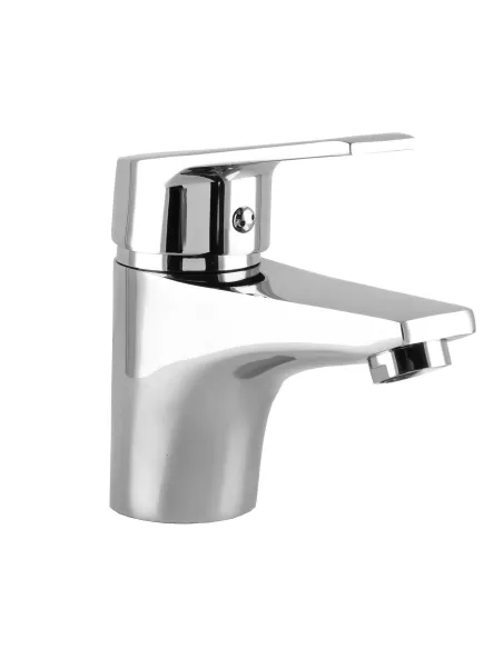 Змішувач для умивальника Domino Blitz DBC-101-WH, силумін, хром - 1