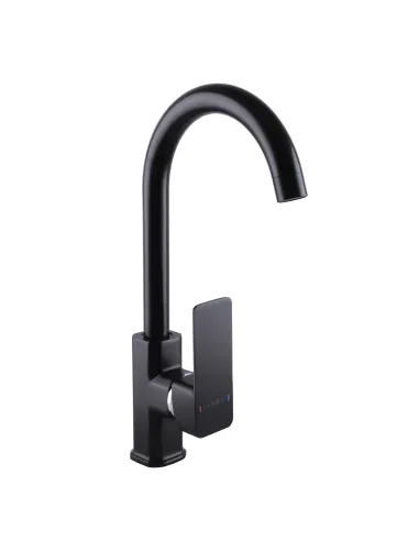 Змішувач для кухні Domino Malibu DMM-203L-Black, силумін, чорний - 2