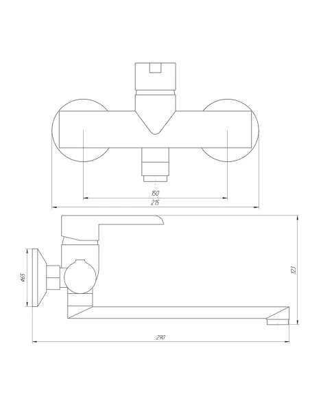 Змішувач для кухні Domino Prestige DPS-104, латунь, хром - 6