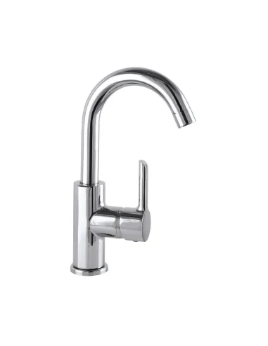 Змішувач для умивальника Domino Prestige DPS-101S, латунь, хром - 3