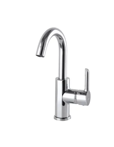 Змішувач для умивальника Domino Prestige DPS-101S, латунь, хром - 5