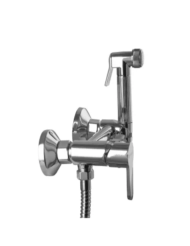 Смеситель для биде скрытого монтажа из нержавеющей стали Domino Prestige DPS-6-106MIX - 2