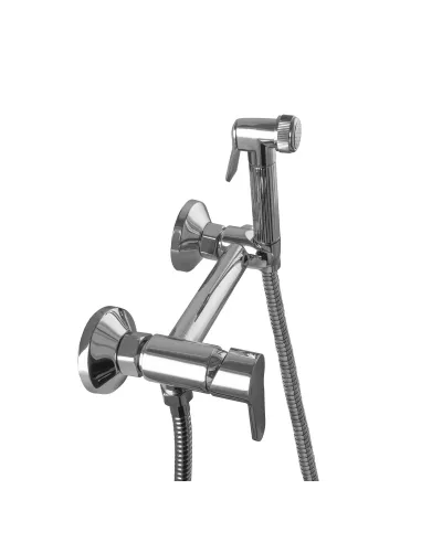 Смеситель для биде скрытого монтажа из нержавеющей стали Domino Prestige DPS-6-106MIX - 4