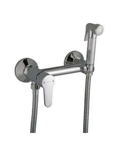 Смеситель для биде скрытого монтажа из нержавеющей стали Domino Prestige DPS-6-106MIX - 5