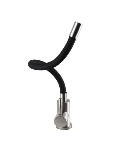 Смеситель для кухни из нержавеющей стали Globus Lux Alpen SBT1-203S черный гофроизлив - 3