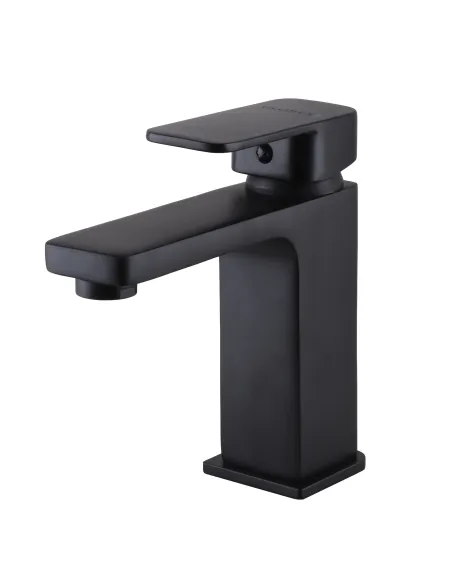 Змішувач для умивальника Globus Lux Milano GLM-0401-10-BB, латунь, чорний - 1