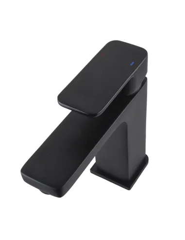 Смеситель для раковины в ванной Globus Lux Milano GLM-0401-10-BB черный - 4